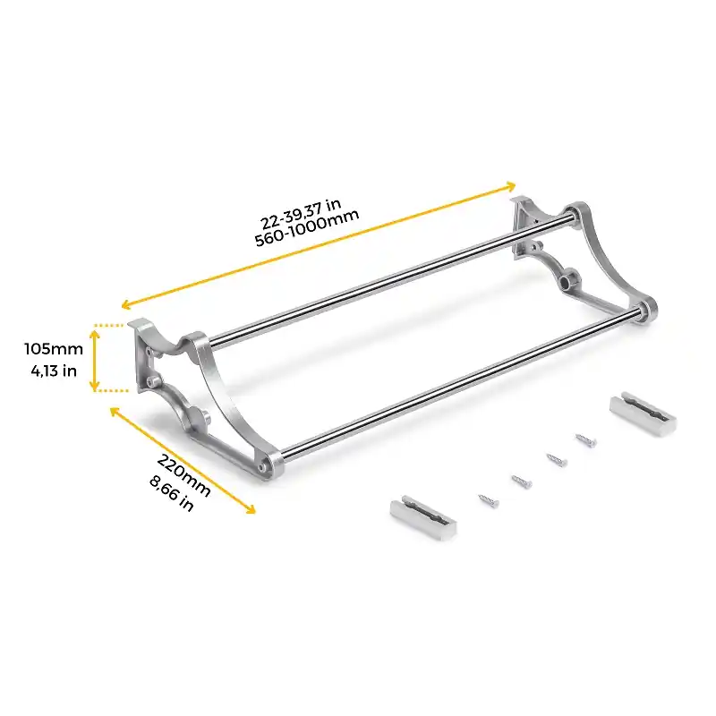 Veilige Betaling Kit portascarpe self 56/100 emuca art 6211225 24392 emuca
